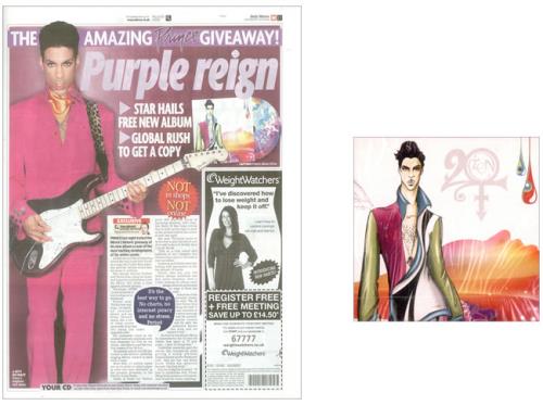 Prince 20Ten + Newspaper UK CD album (CDLP) (514331) Prince 20Ten + Newspaper UK CD album (CDLP) (514331)